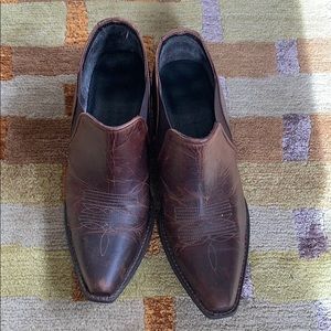 Western-style Cowboy Ankle Booties